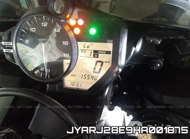 JYARJ28E9HA001875 фото 4