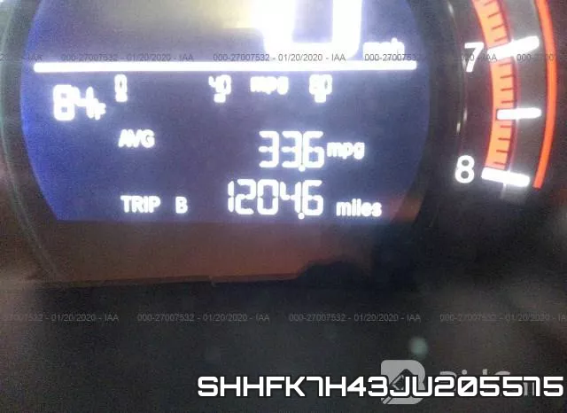 SHHFK7H43JU205575 фото 7