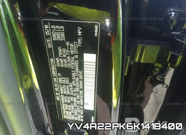 YV4A22PK6K1418400 фото 7