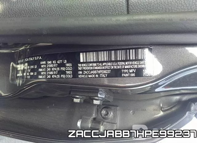 ZACCJABB7HPE99237 фото 10