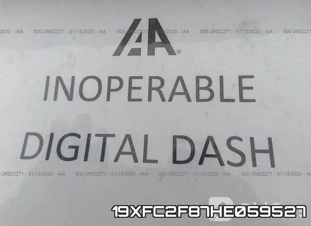 19XFC2F87HE059527 фото 7