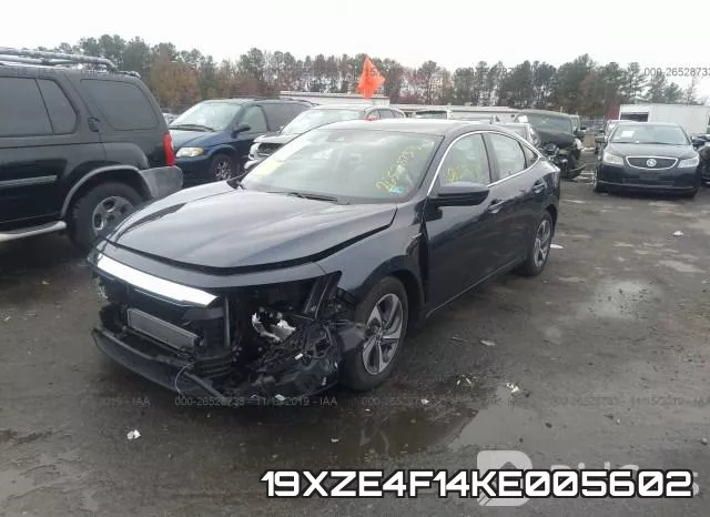 19XZE4F14KE005602 фото 2