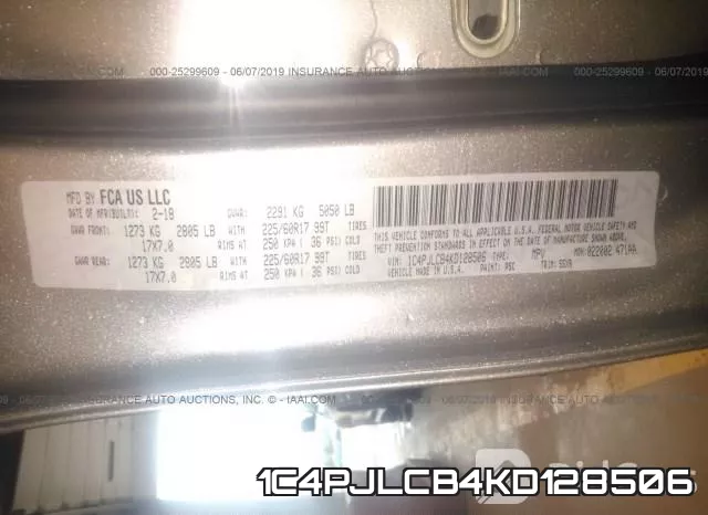 1C4PJLCB4KD128506 фото 7