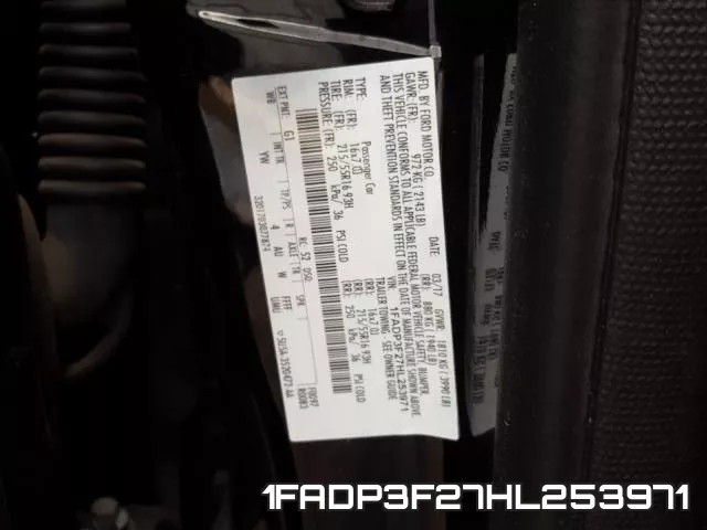 1FADP3F27HL253971 фото 2