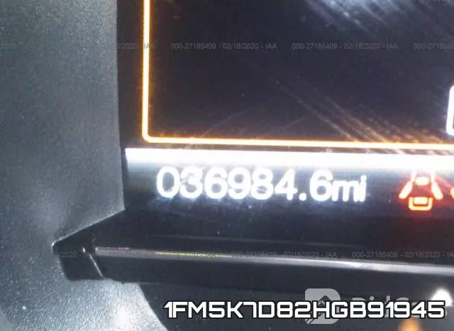 1FM5K7D82HGB91945 фото 5