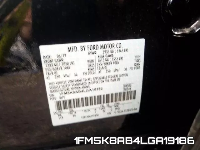 1FM5K8AB4LGA19186 фото 2