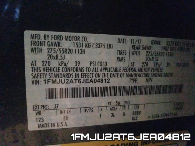1FMJU2AT6JEA04812 фото 2
