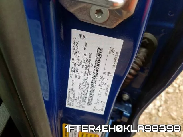 1FTER4EH0KLA98398 фото 2