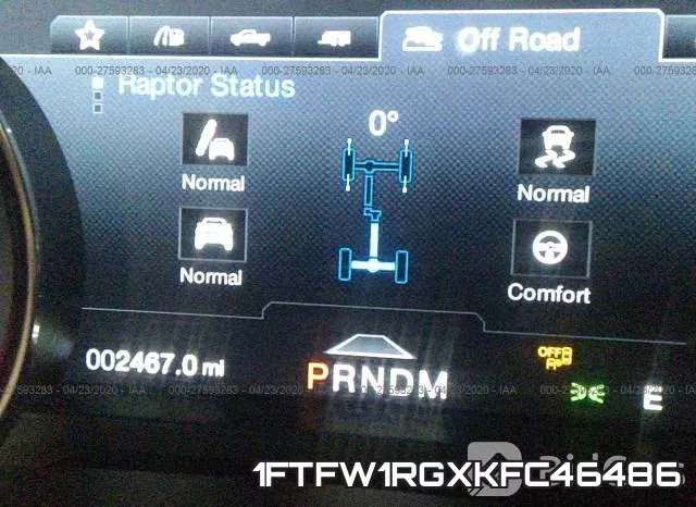 1FTFW1RGXKFC46486 фото 8