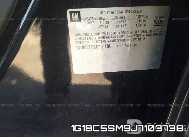 1G1BC5SM9J7103738 фото 7