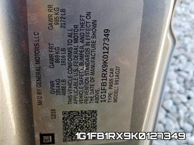 1G1FB1RX9K0127349 фото 2