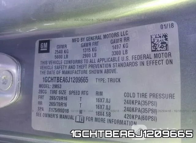1GCHTBEA6J1209665 фото 7