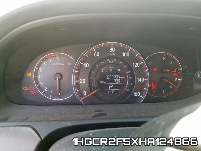 1HGCR2F5XHA124866 фото 8
