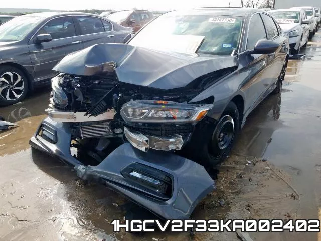 1HGCV2F33KA002402 фото 3