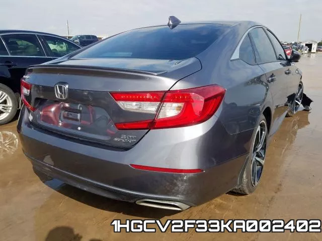1HGCV2F33KA002402 фото 5