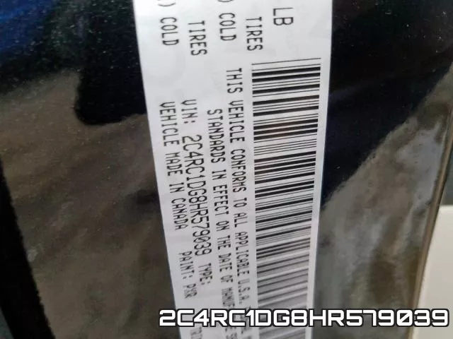 2C4RC1DG8HR579039 фото 2