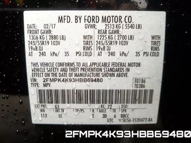 2FMPK4K93HBB69480 фото 2