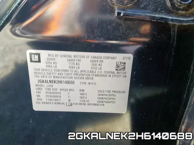 2GKALNEK2H6140688 фото 2