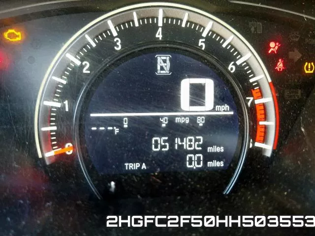2HGFC2F50HH503553 фото 7