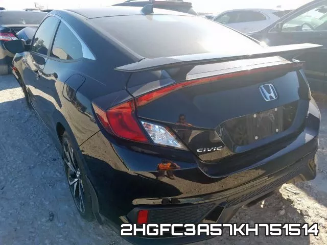 2HGFC3A57KH751514 фото 4