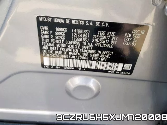 3CZRU6H5XJM720008 фото 2