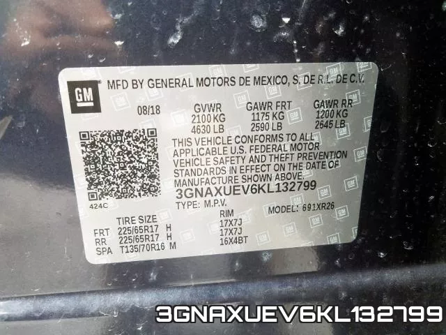 3GNAXUEV6KL132799 фото 2