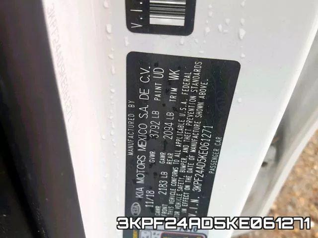 3KPF24AD5KE061271 фото 2