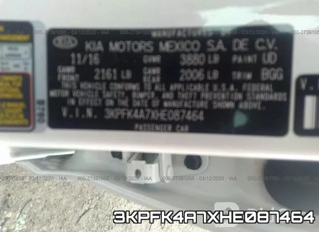 3KPFK4A7XHE087464 фото 10