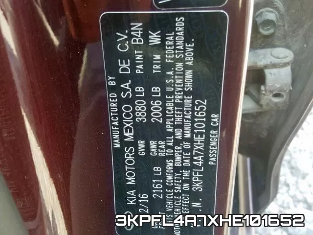 3KPFL4A7XHE101652 фото 2