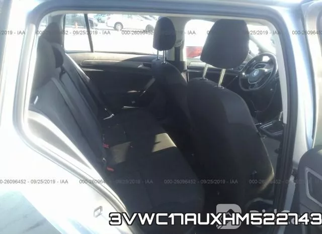 3VWC17AUXHM522743 фото 9