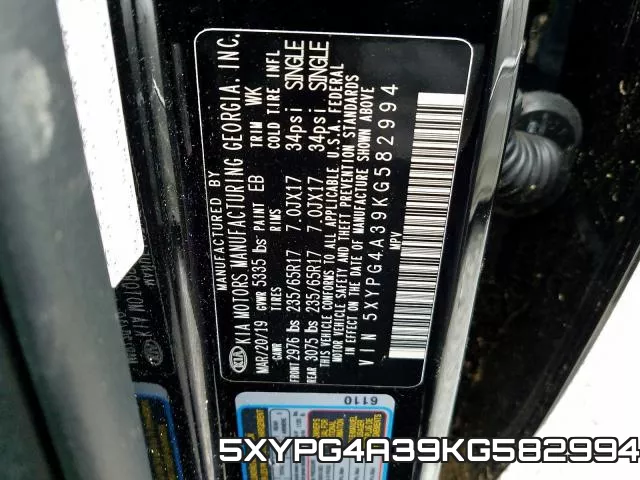 5XYPG4A39KG582994 фото 2