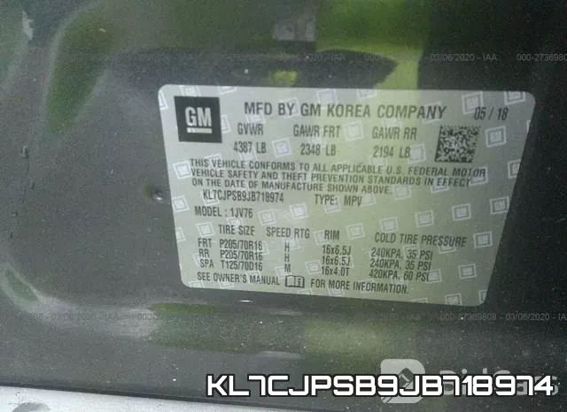KL7CJPSB9JB718974 фото 6