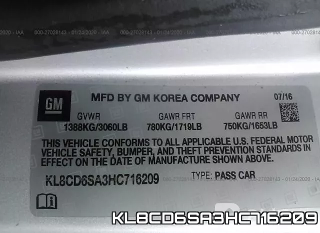KL8CD6SA3HC716209 фото 9