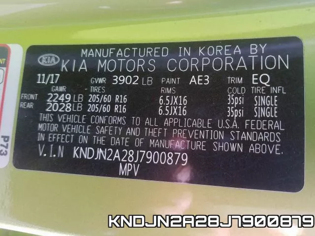 KNDJN2A28J7900879 фото 2