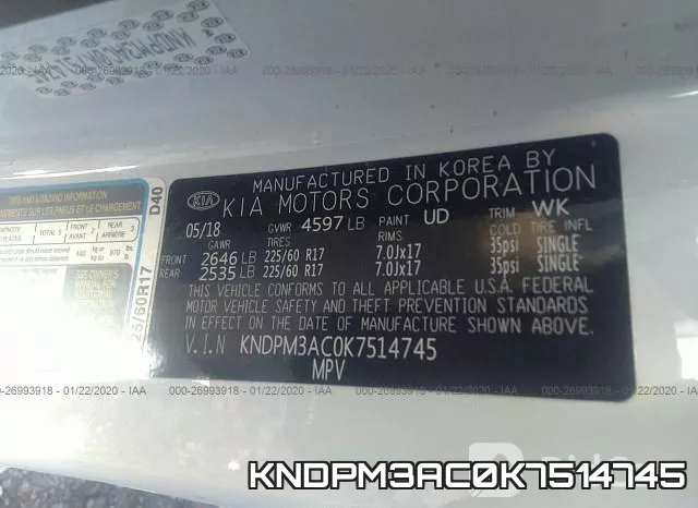 KNDPM3AC0K7514745 фото 7