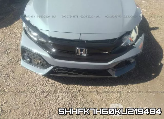SHHFK7H60KU219484 фото 4