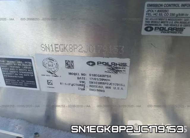 SN1EGK8P2JC179153 фото 5