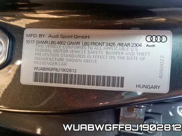 WUABWGFF8J1902812 фото 2