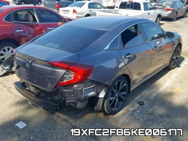 19XFC2F86KE006177 фото 2