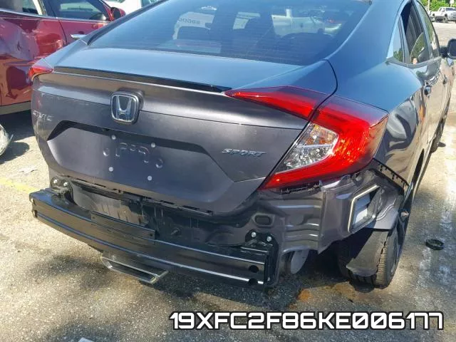 19XFC2F86KE006177 фото 4