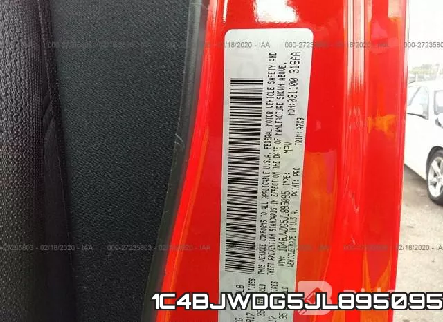 1C4BJWDG5JL895095 фото 10