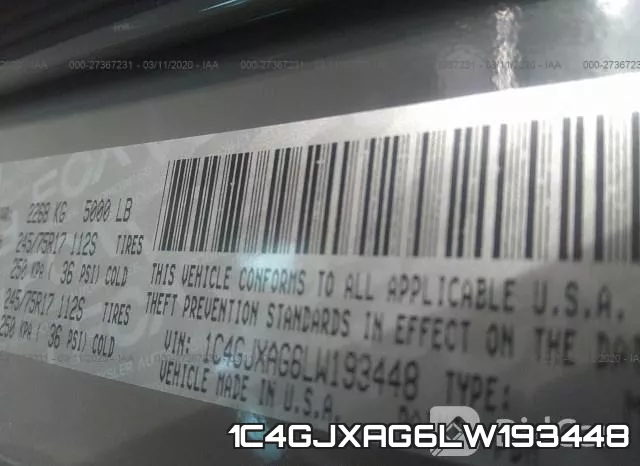 1C4GJXAG6LW193448 фото 10