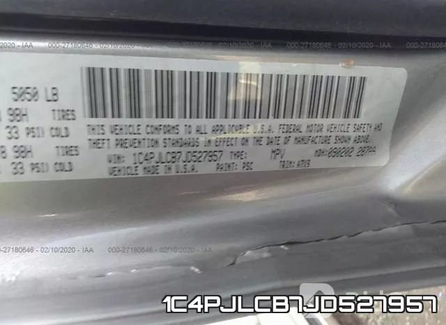 1C4PJLCB7JD527957 фото 9