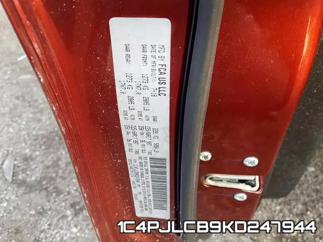 1C4PJLCB9KD247944 фото 2