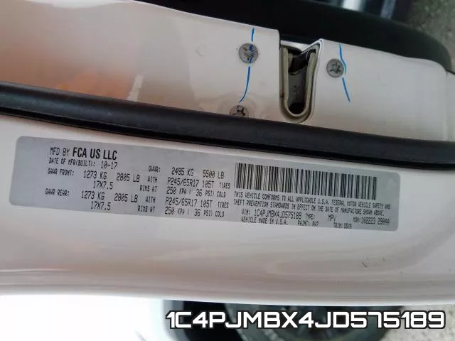 1C4PJMBX4JD575189 фото 2