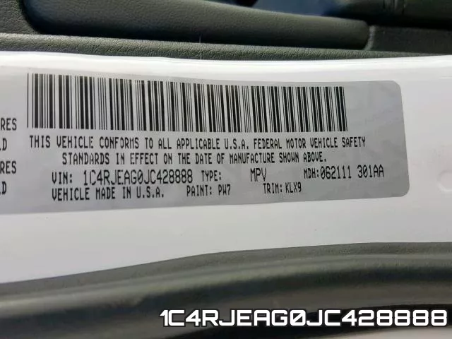 1C4RJEAG0JC428888 фото 2