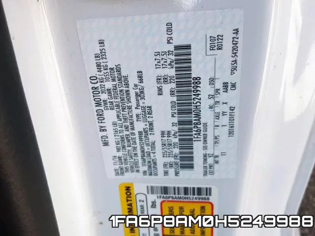 1FA6P8AM0H5249988 фото 2