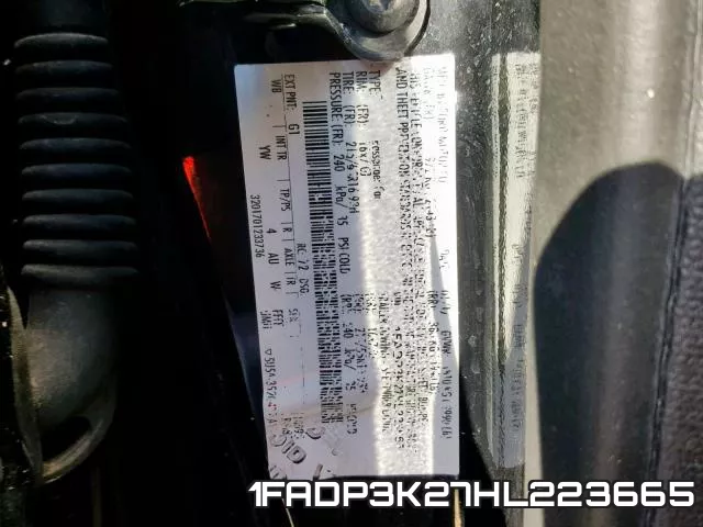 1FADP3K27HL223665 фото 2
