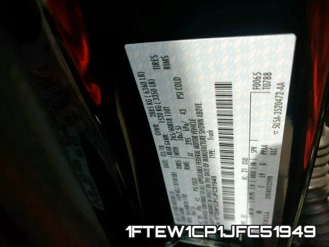 1FTEW1CP1JFC51949 фото 2