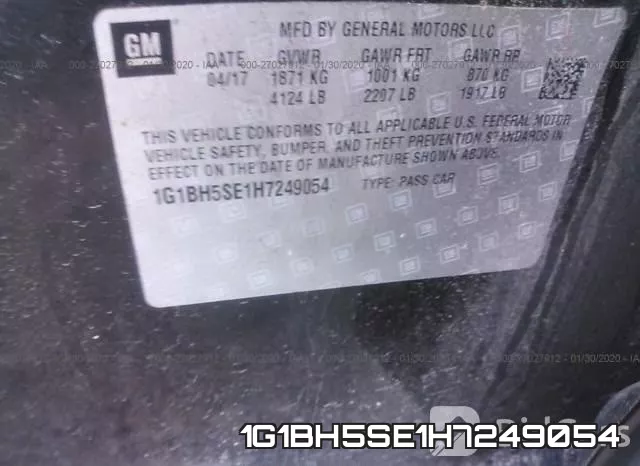 1G1BH5SE1H7249054 фото 10